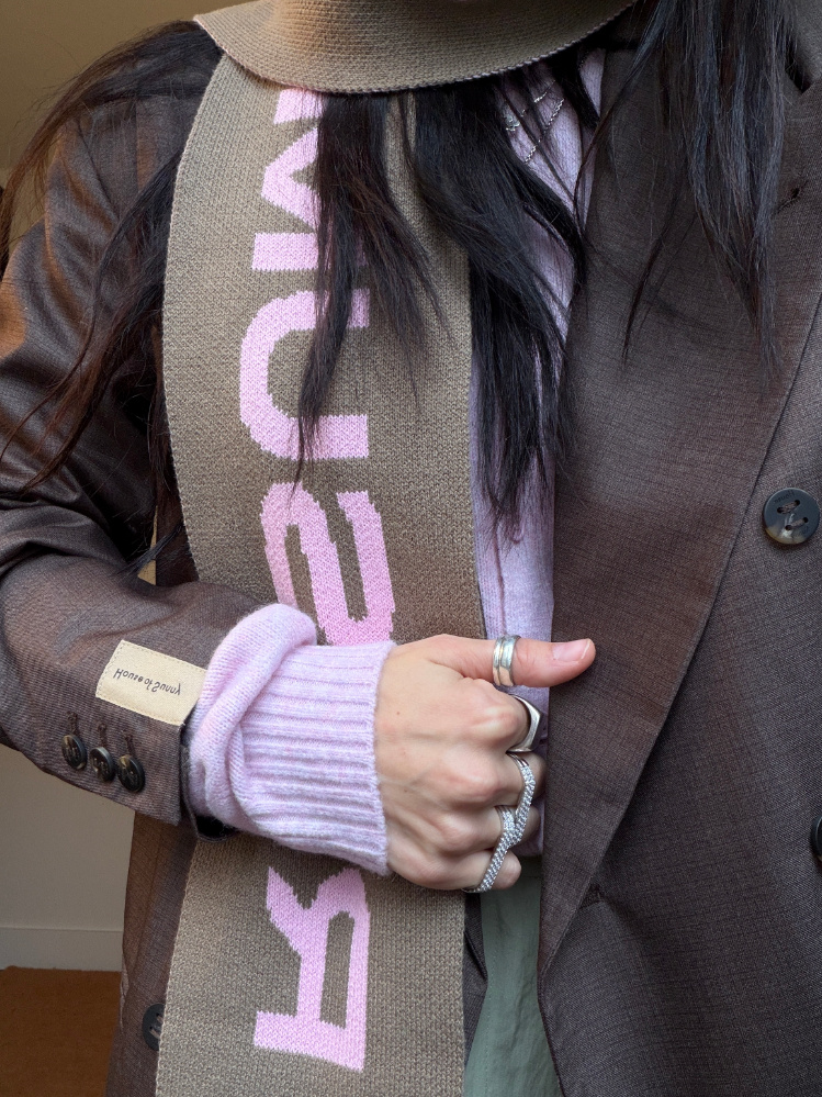 House of Sunny Double Breasted Cloth Blazer