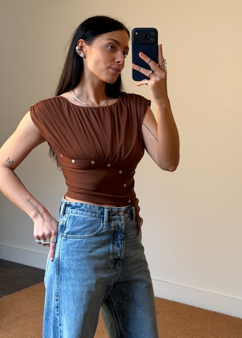 Laagam Gemini Draped Top