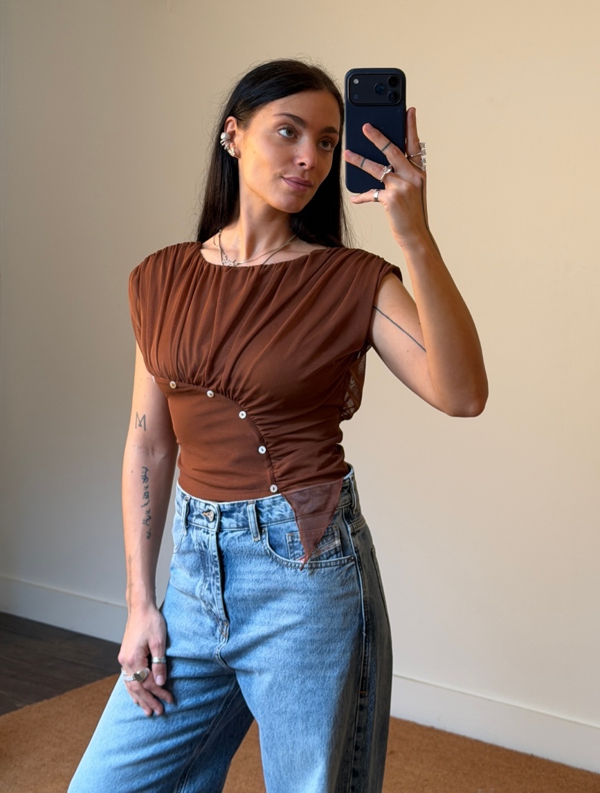 Laagam Gemini Draped Top