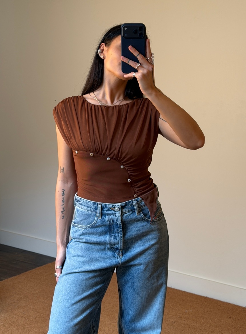 Laagam Gemini Draped Top