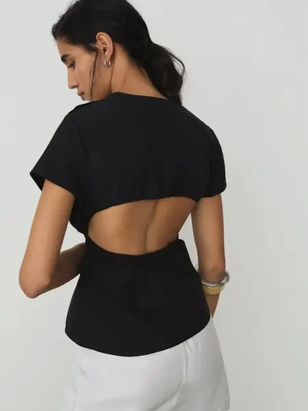 Laagam Raven Asymmetric Blouse