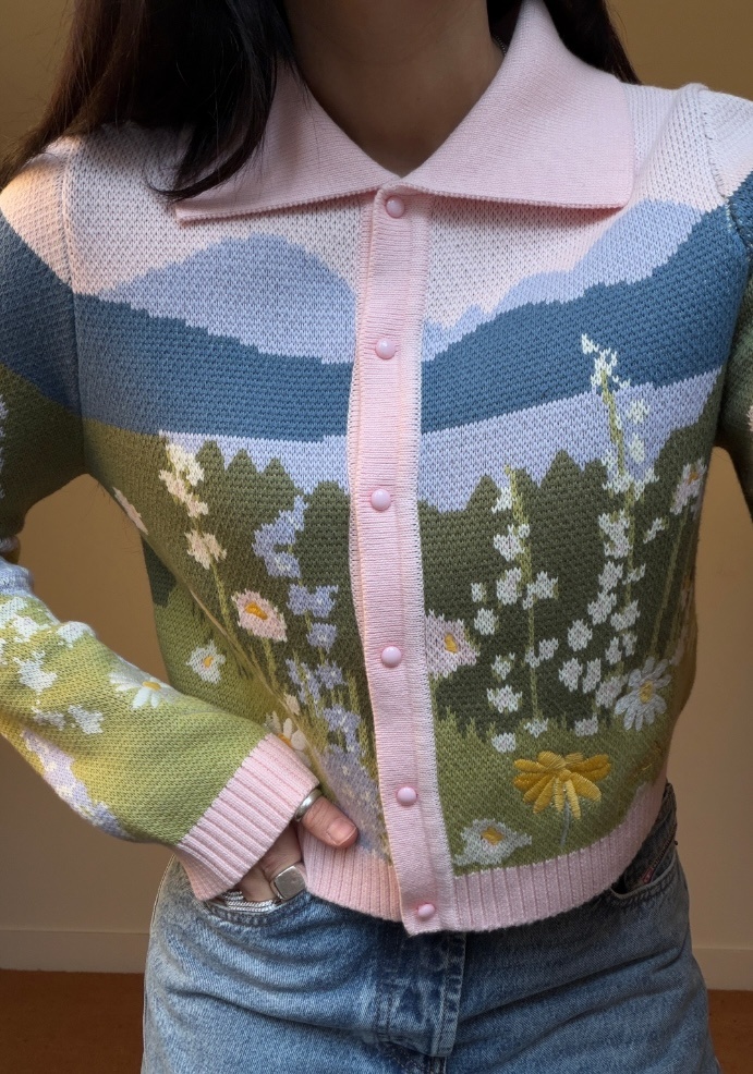 House of Sunny Sunset Blooms Tripper Cardigan