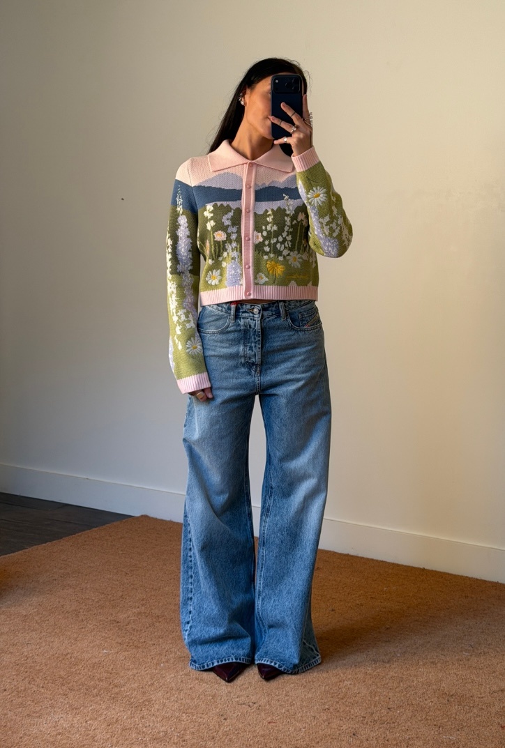 House of Sunny Sunset Blooms Tripper Cardigan