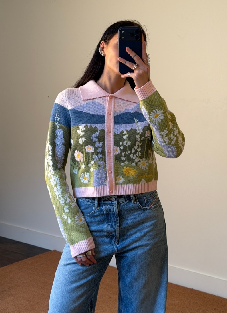 House of Sunny Sunset Blooms Tripper Cardigan