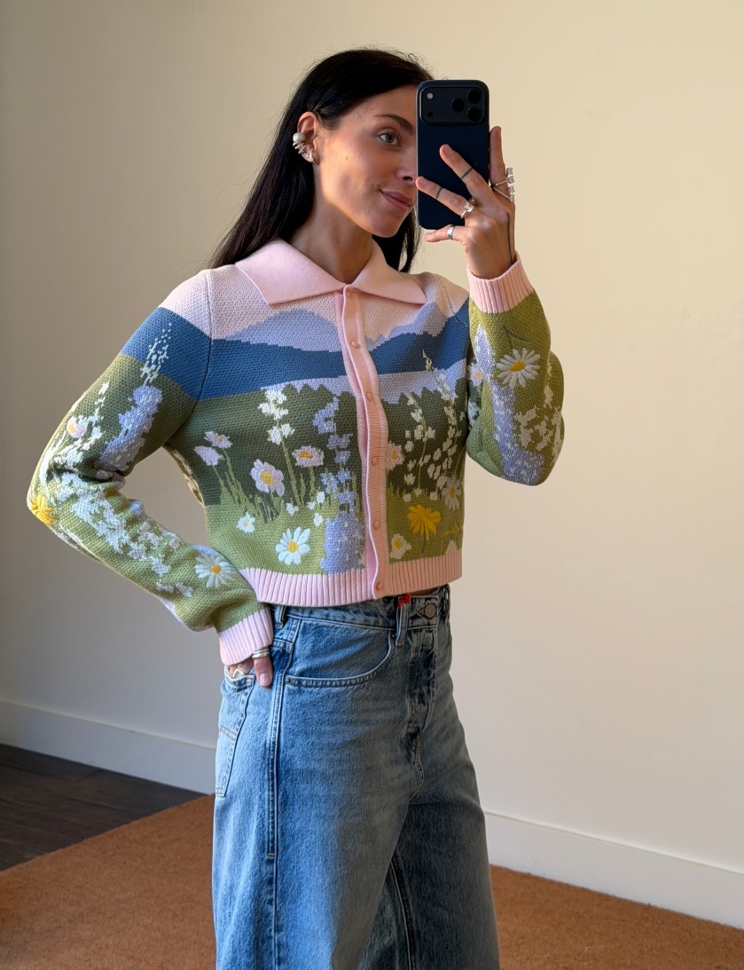 House of Sunny Sunset Blooms Tripper Cardigan