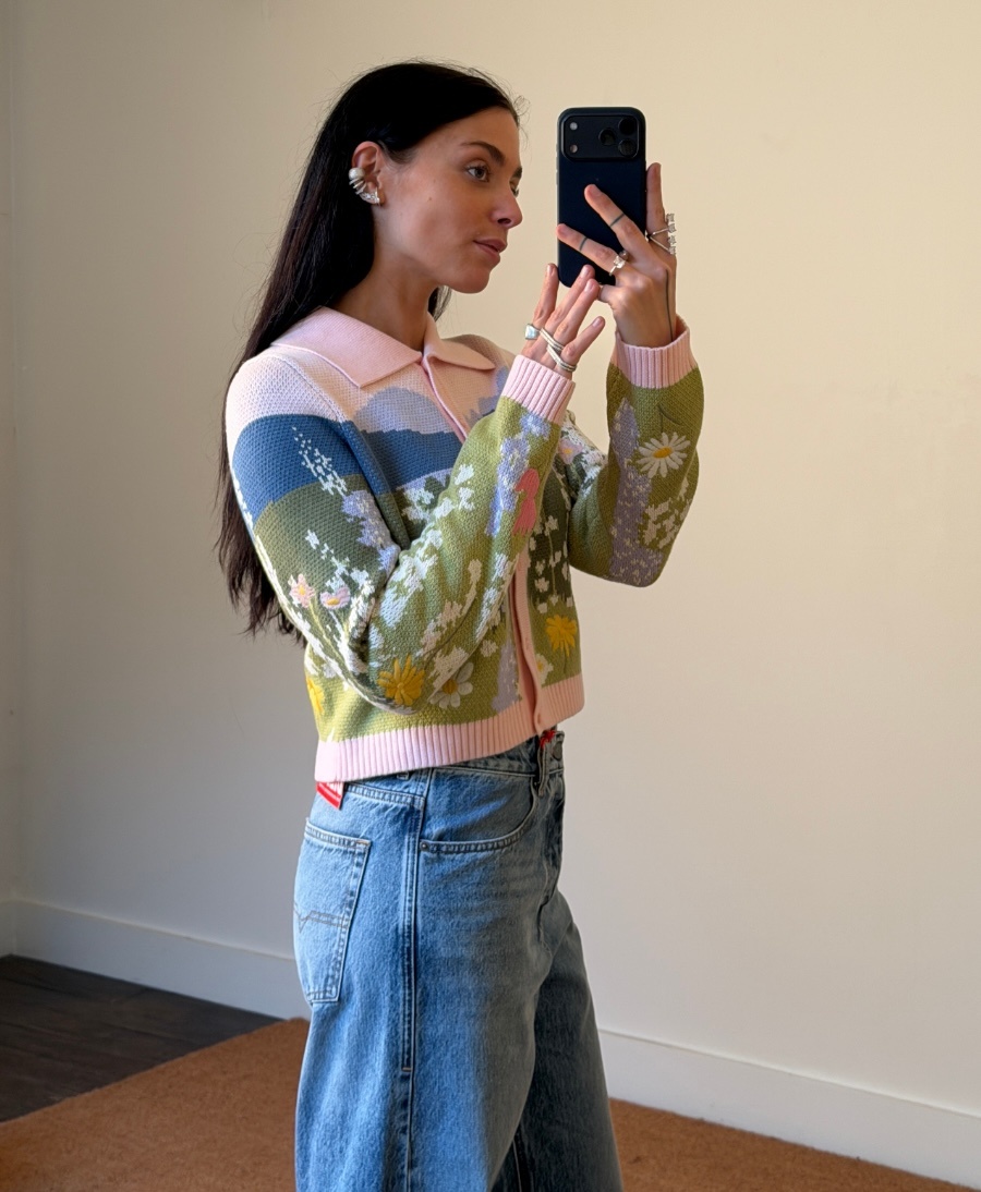 House of Sunny Sunset Blooms Tripper Cardigan