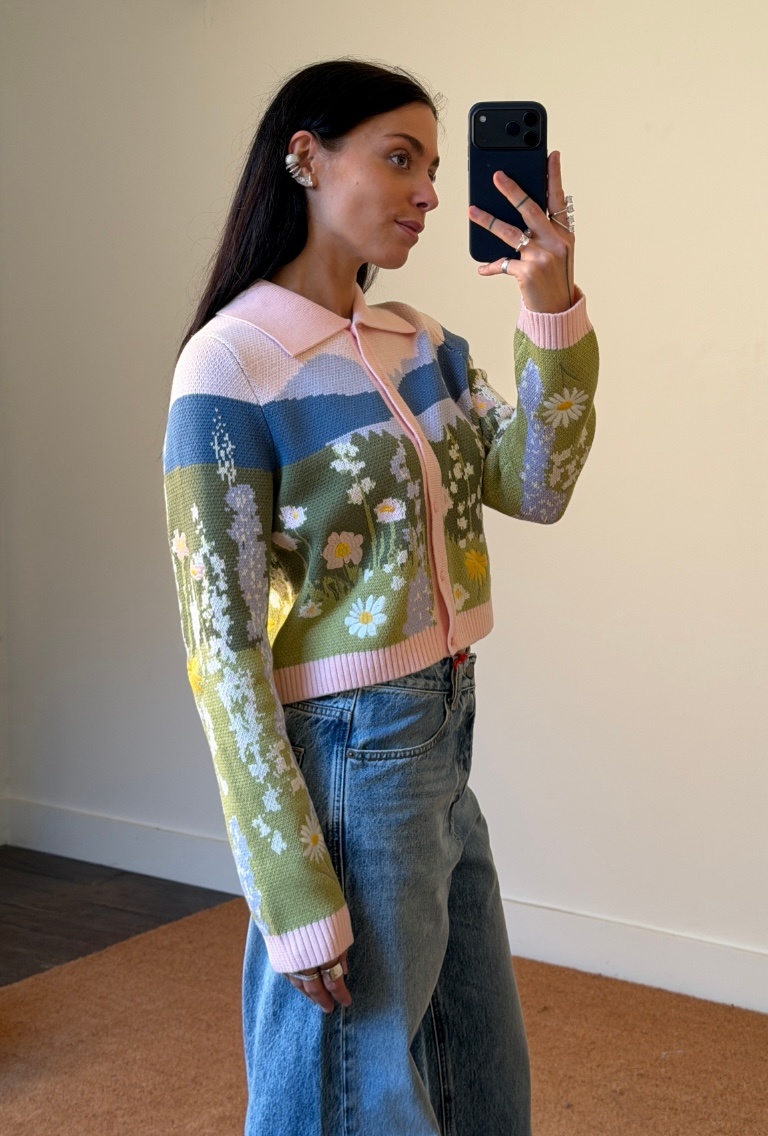 House of Sunny Sunset Blooms Tripper Cardigan