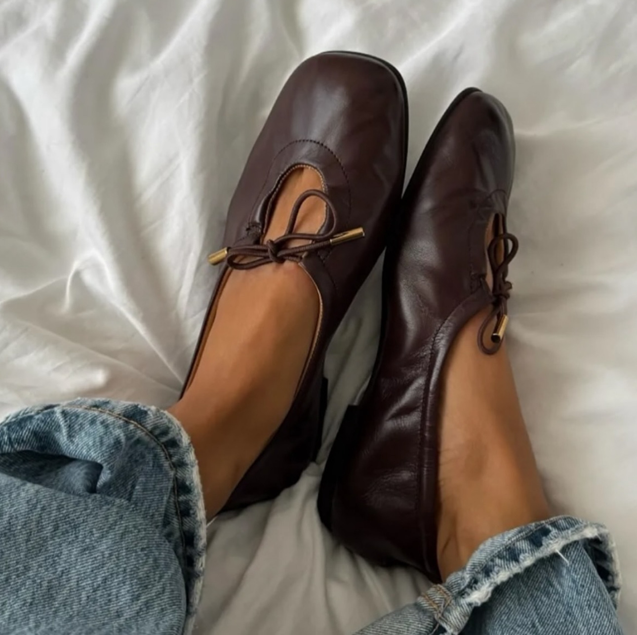 Alohas Rosalind Leather Ballet Flats