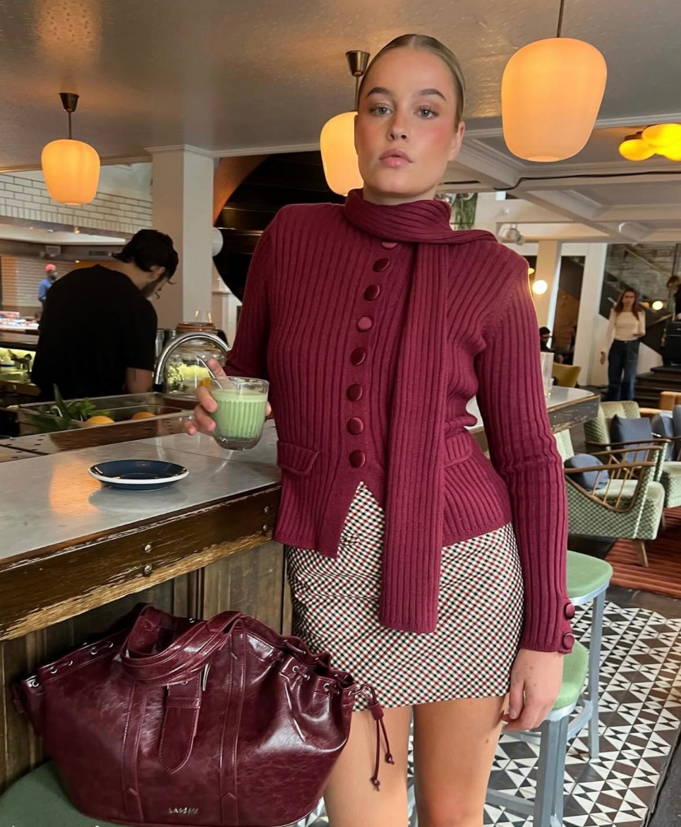 House of Sunny Classic Rib Scarf Knit