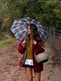 House of Sunny Waxed Rain Jacket