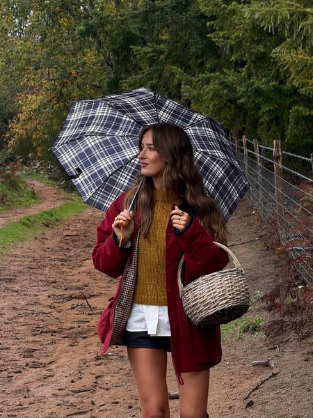 House of Sunny Waxed Rain Jacket