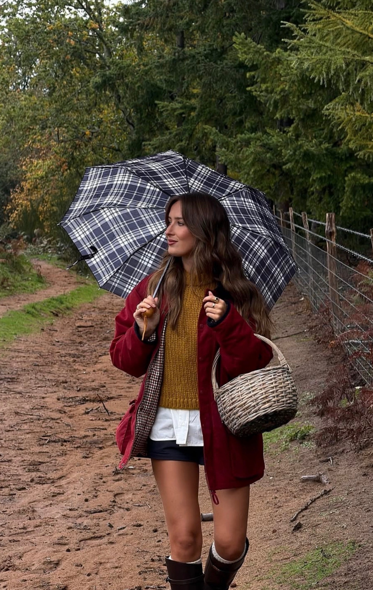 House of Sunny Waxed Rain Jacket