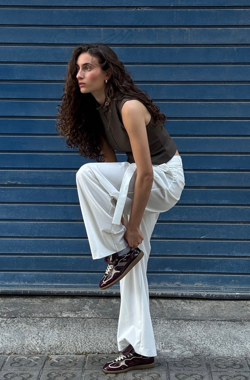 Alohas Club Onix Leather Sneakers