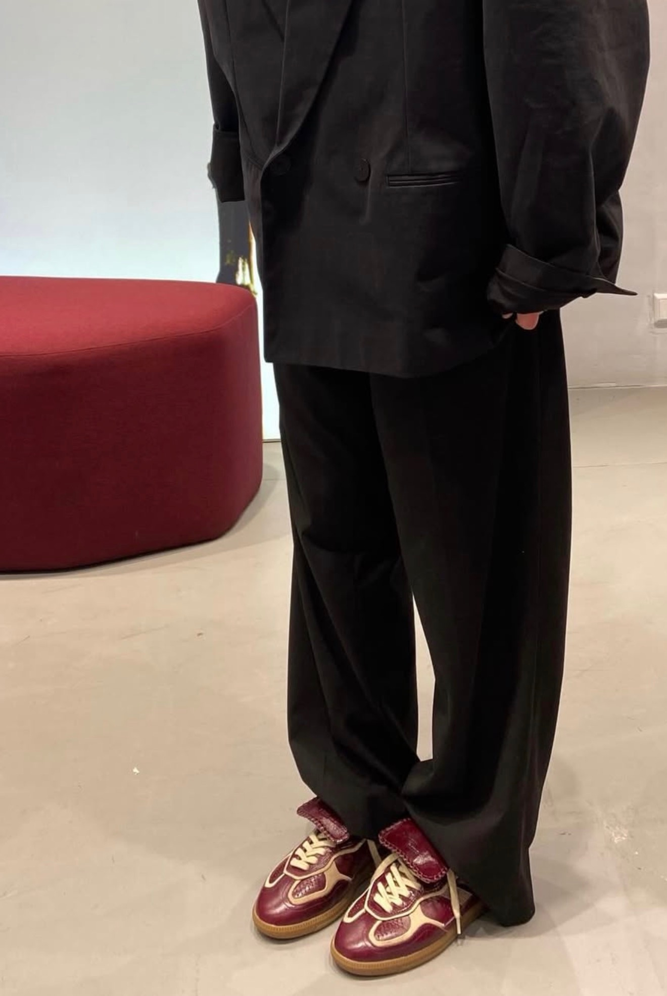 Alohas Club Onix Leather Sneakers