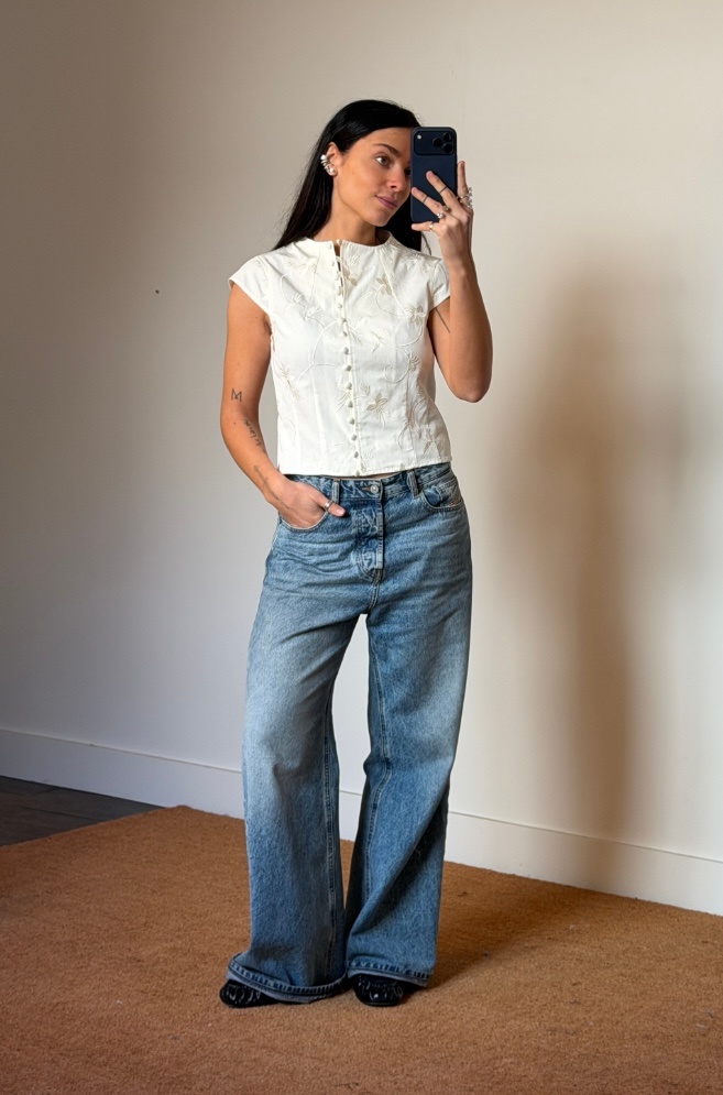 Laagam Melani Asymmetric Blouse