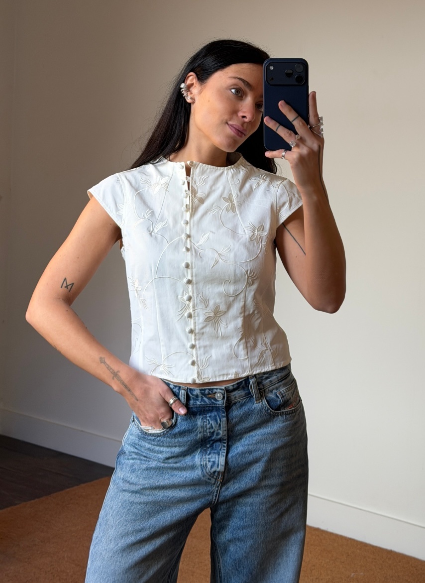 Laagam Melani Asymmetric Blouse