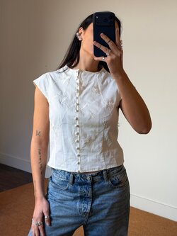 Laagam Melani Asymmetric Blouse