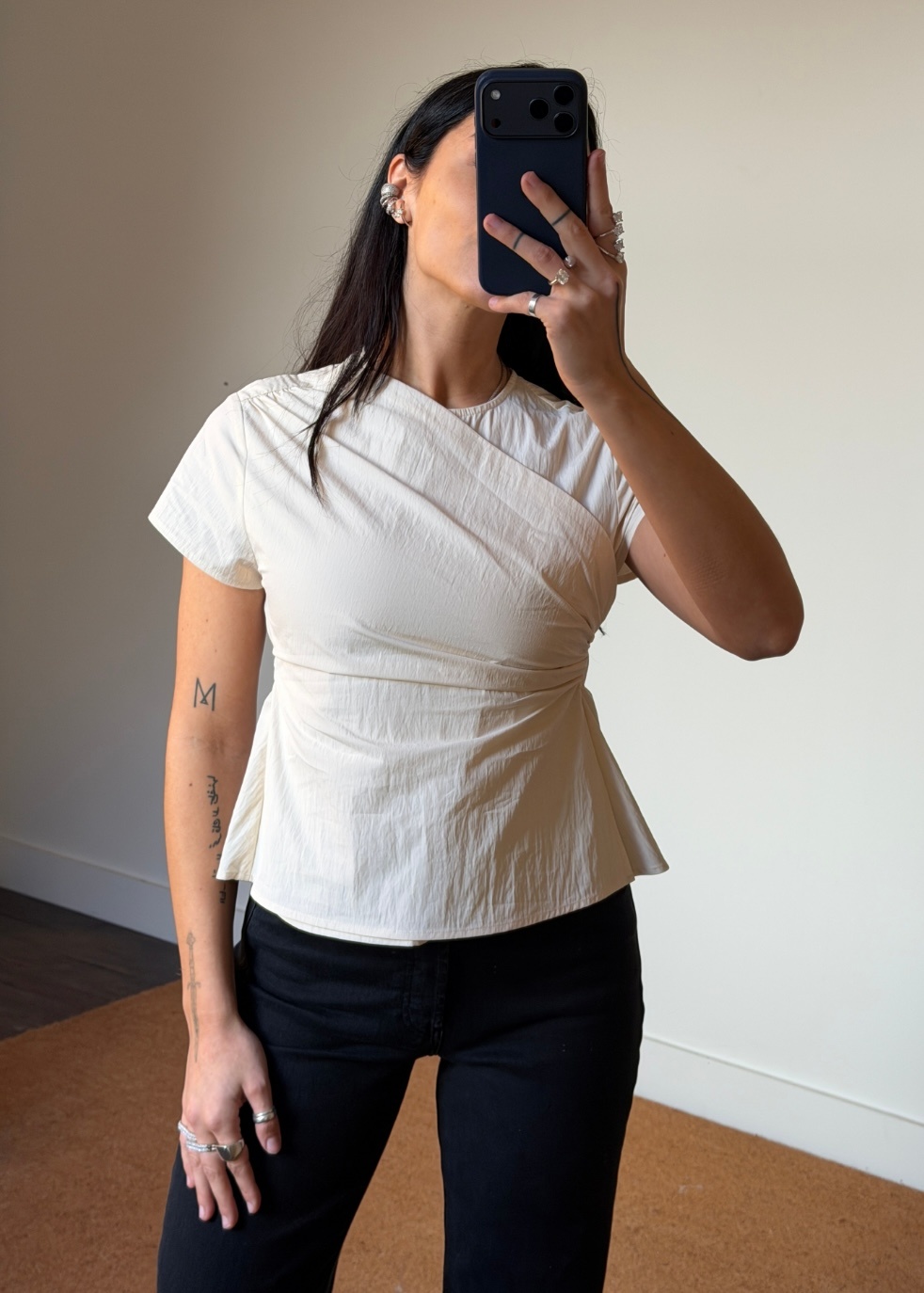 Laagam Raven Asymmetric Blouse