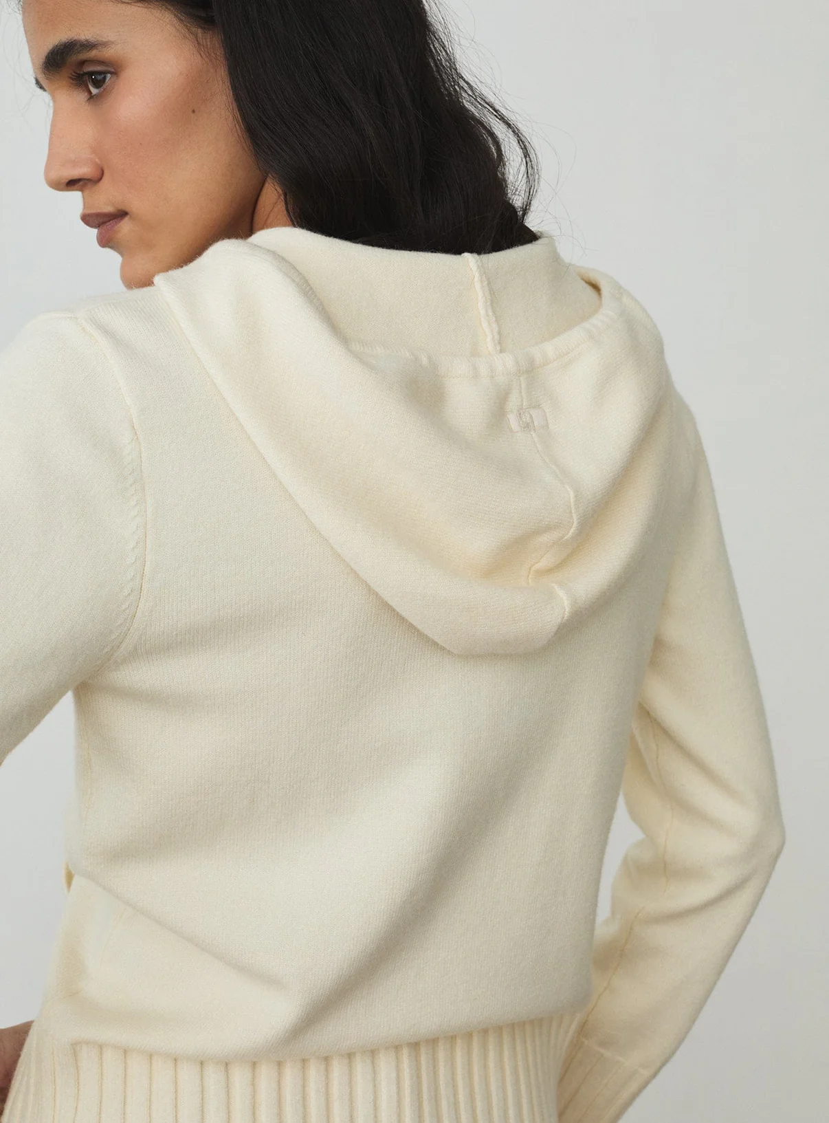 Laagam Florana Zipped Knitted Sweatshirt