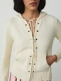 Laagam Florana Zipped Knitted Sweatshirt