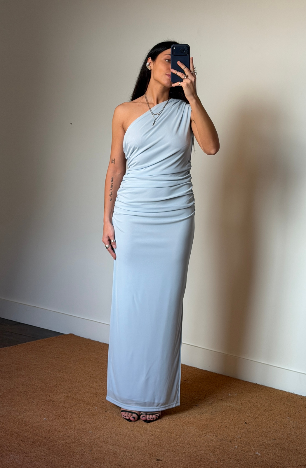 Rotate One Shoulder Dress