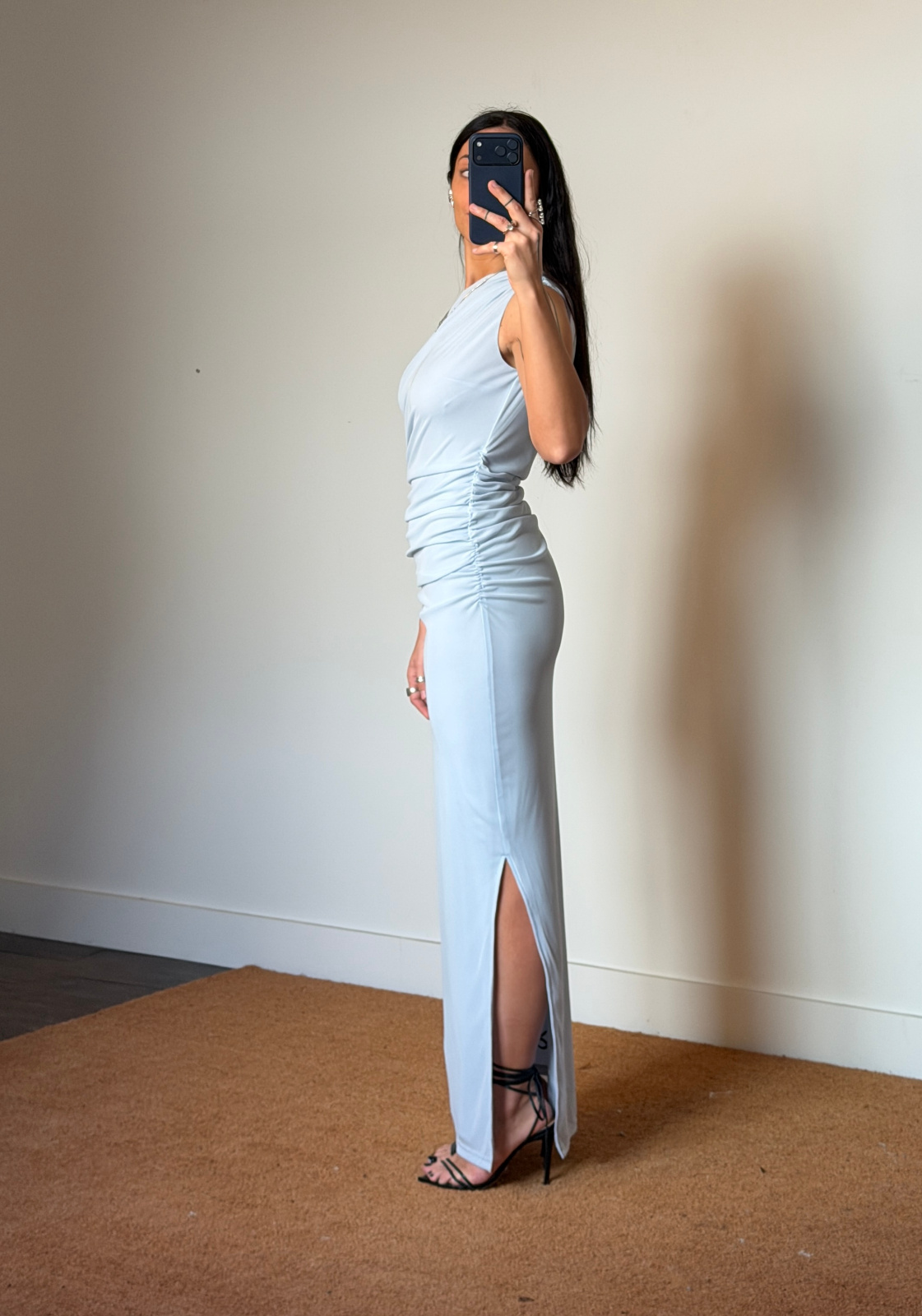 Rotate One Shoulder Dress