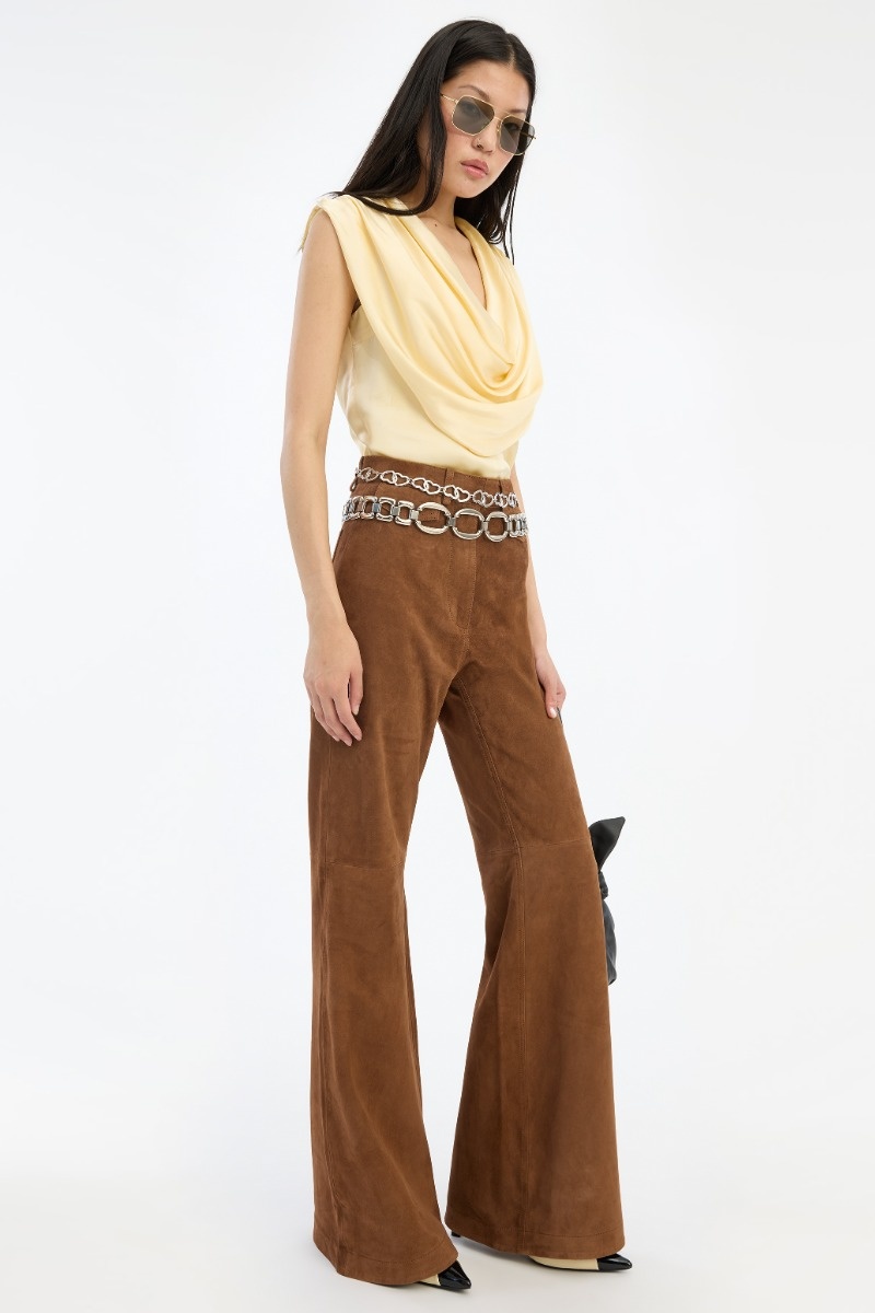 Rotate Chiffon Waterfall Top