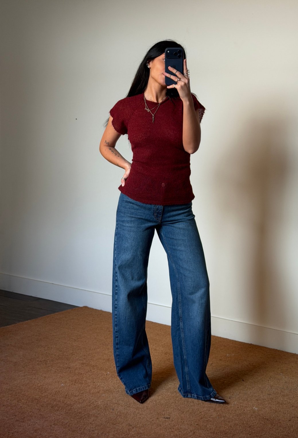 Insomnia Studio Shell Knit Top