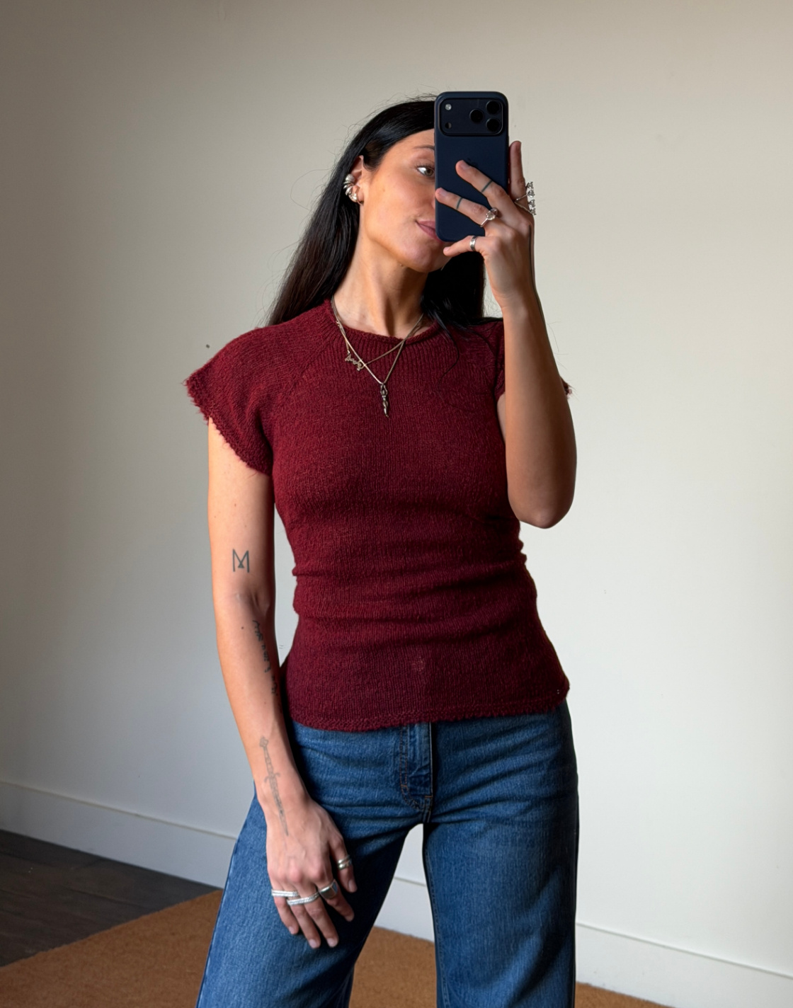 Insomnia Studio Shell Knit Top