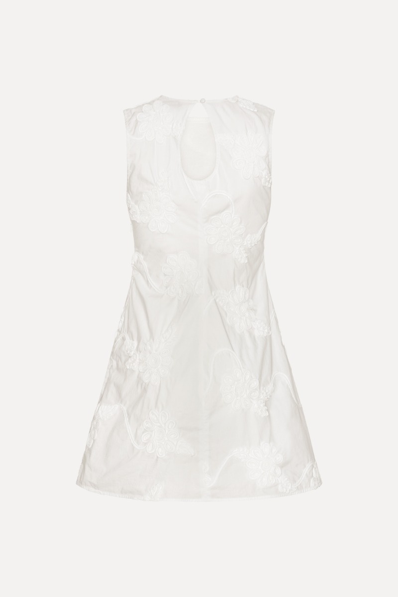 Rotate Flower Midi Flared Dress