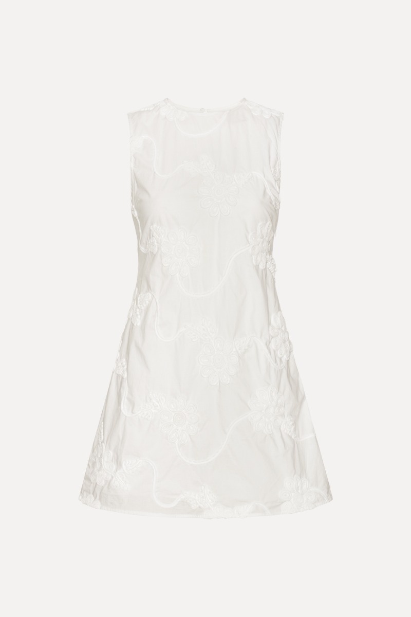 Rotate Flower Midi Flared Dress