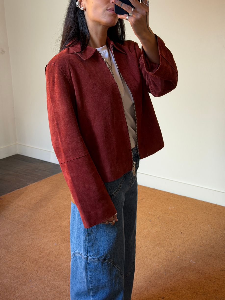 Samsoe Samsoe Women Salylo Suede Jacket