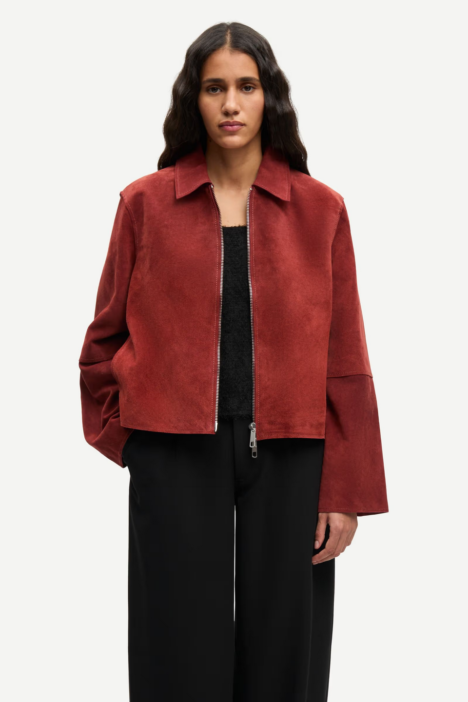 Samsoe Samsoe Women Salylo Suede Jacket
