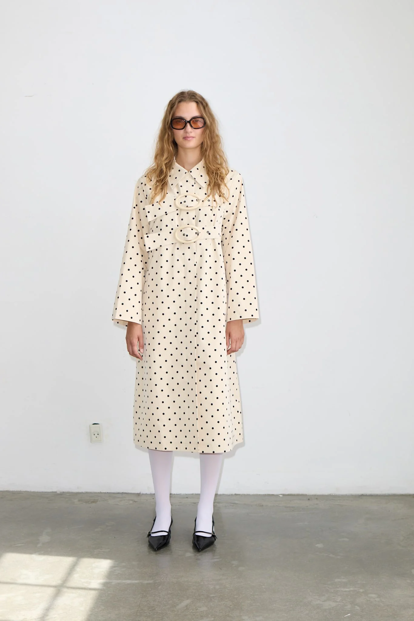 Hosbjerg Bridget Polka Dots Coat