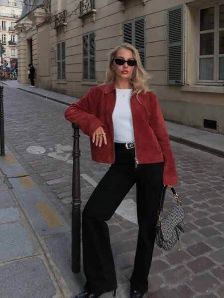 Samsoe Samsoe Women Salylo Suede Jacket