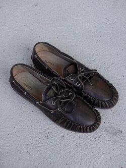 Alohas Rowan Brushed Leather Loafers