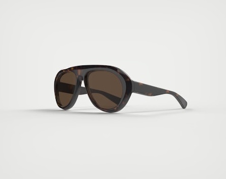 Rotate Pilot Aviator Frame Sunglasses