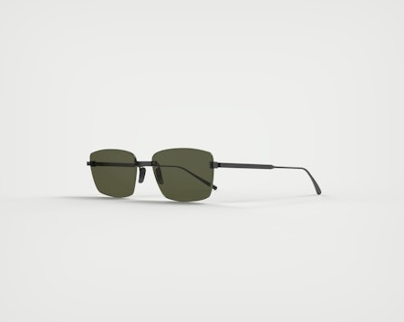 Rotate Squared Rimless Frame Sunglasses