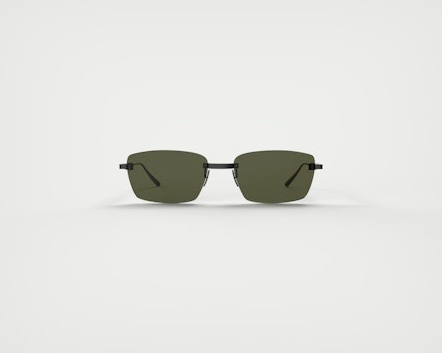 Rotate Squared Rimless Frame Sunglasses