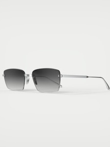 Rotate Squared Rimless Frame Sunglasses