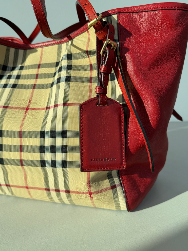 RR ARCHIVE Burberry Nova Check Tote Bag
