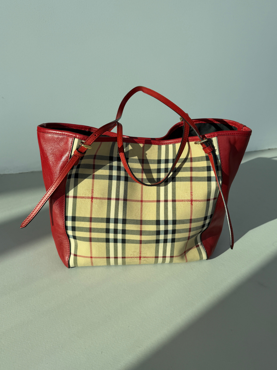 RR ARCHIVE Burberry Nova Check Tote Bag