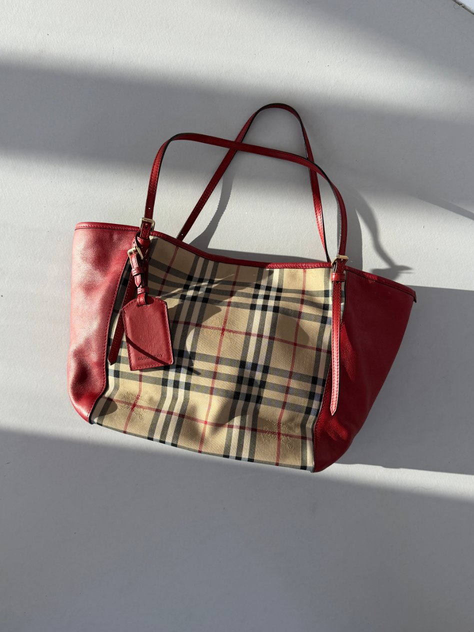 RR ARCHIVE Burberry Nova Check Tote Bag