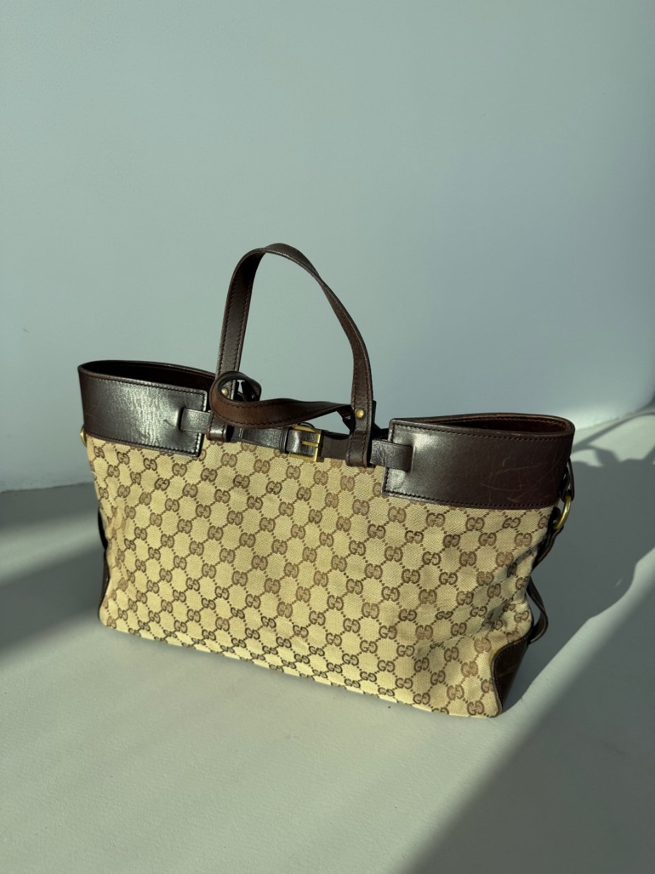 RR ARCHIVE Gucci GG Canvas Tote Bag