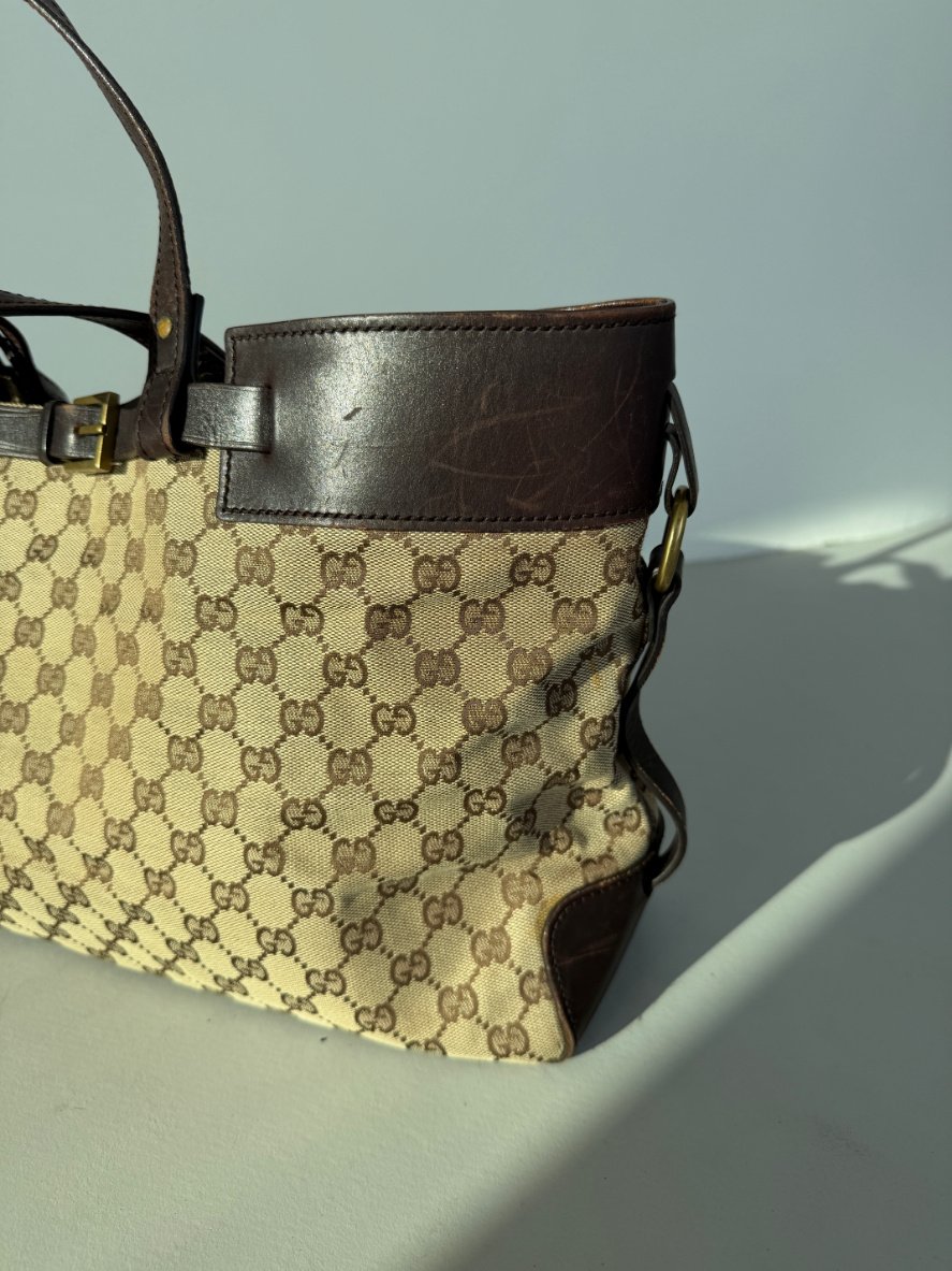 RR ARCHIVE Gucci GG Canvas Tote Bag