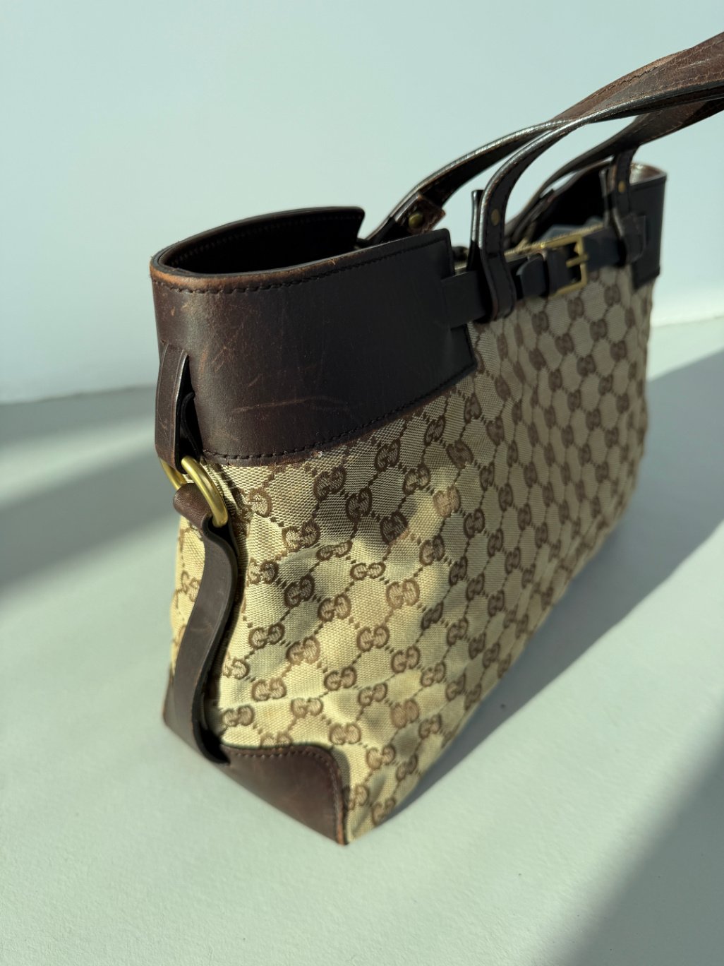 RR ARCHIVE Gucci GG Canvas Tote Bag