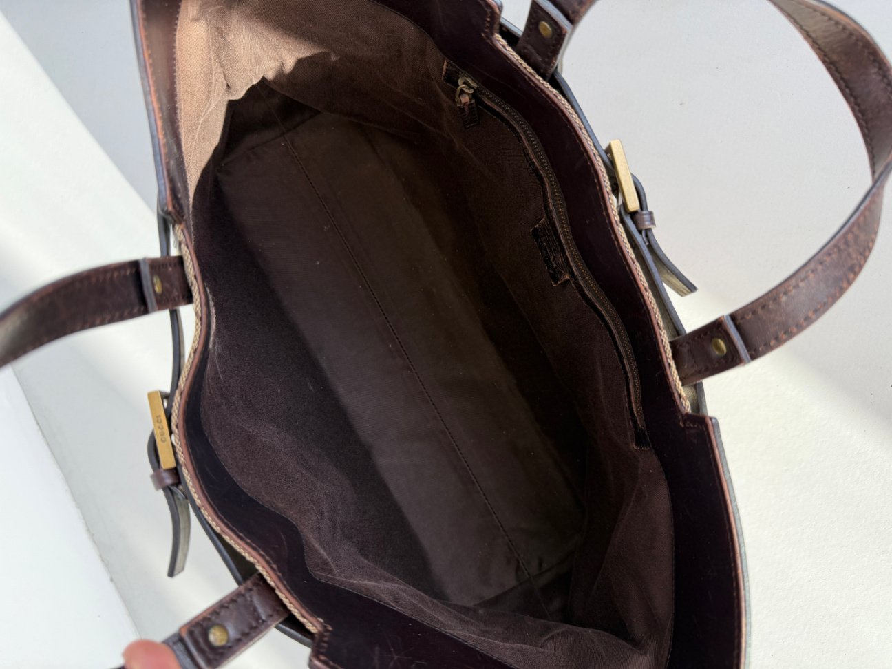 RR ARCHIVE Gucci GG Canvas Tote Bag