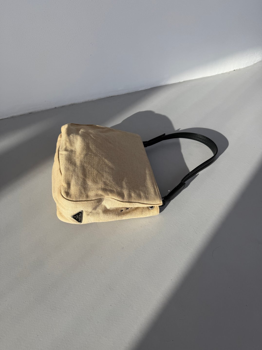 RR ARCHIVE Prada Canvas Shoulder Bag