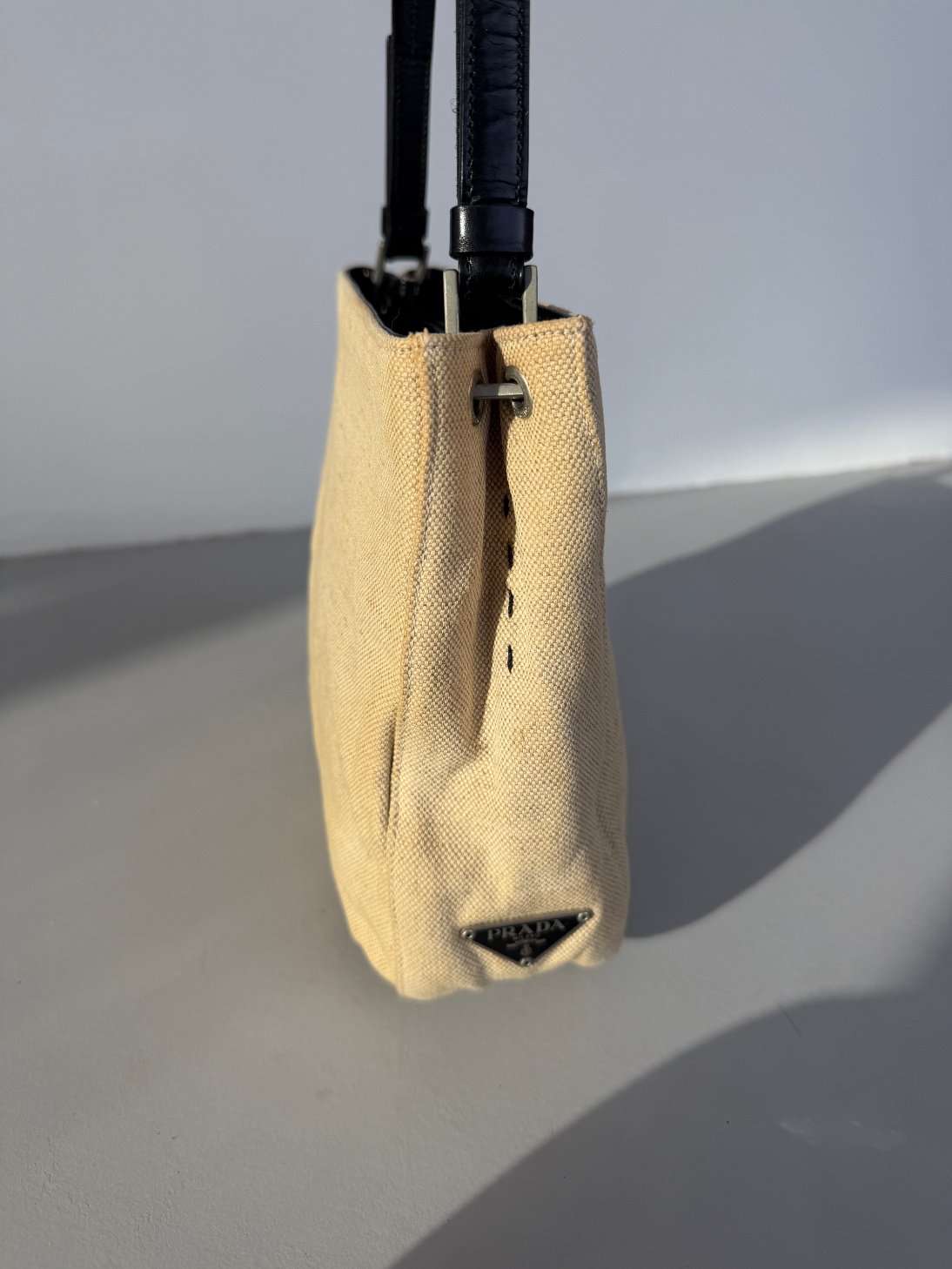 RR ARCHIVE Prada Canvas Shoulder Bag