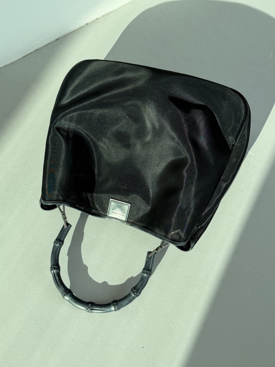 RR ARCHIVE Gucci Mesh Bamboo Maxi Bag